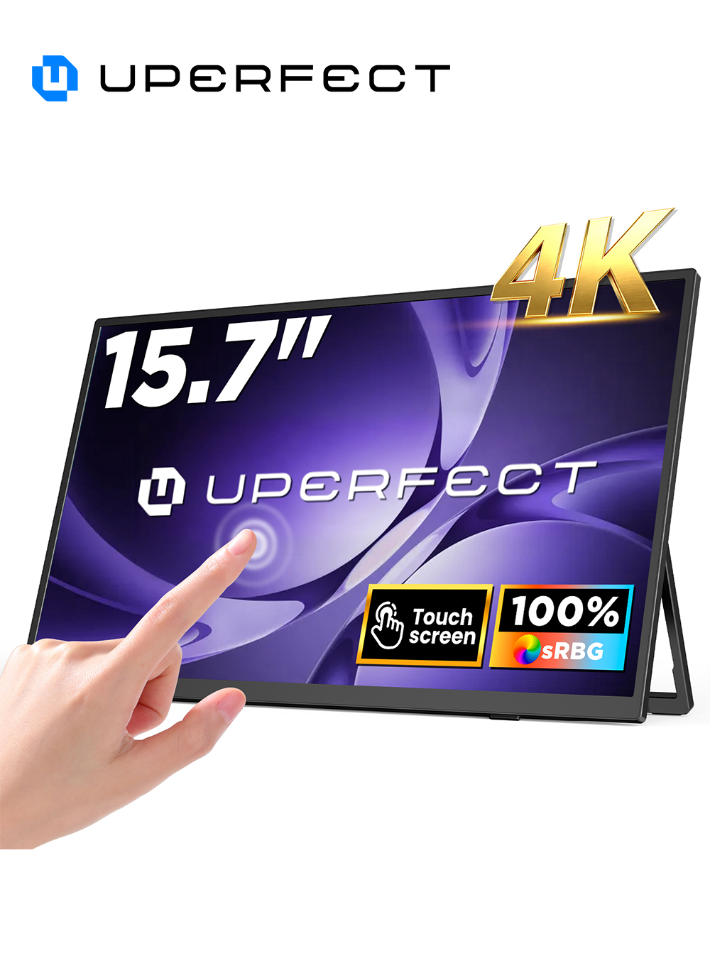 Pc Gaming Ultrawide Monitor - شاشة محمولة UPERFECT 4K UHD مقاس