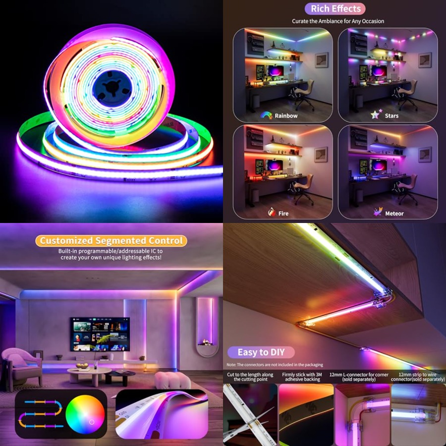 Rgb Light Strip - شريط إضاءة LED ذكي بتقنية RGB