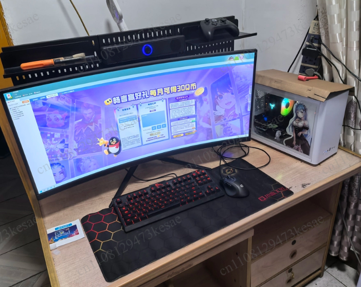 Pc Gaming Ultrawide Monitor - شاشة ألعاب منحنية فائقة العرض 34