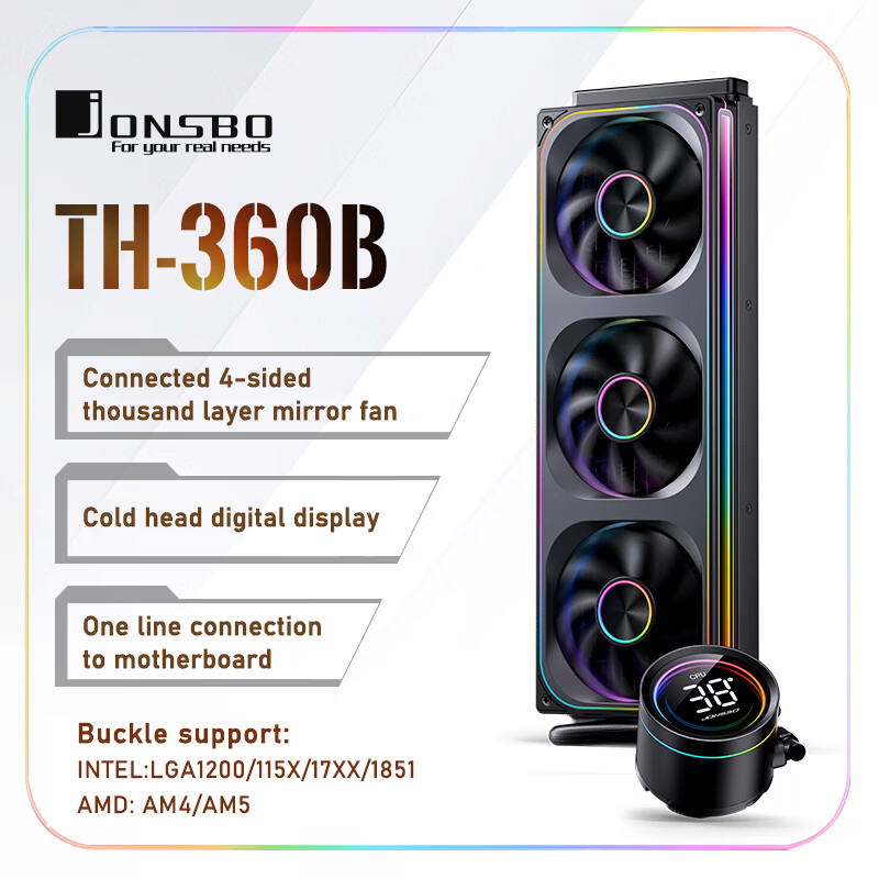 Pc Water Cooling - Jonsbo TH-360 AIO CPU تبريد سائل