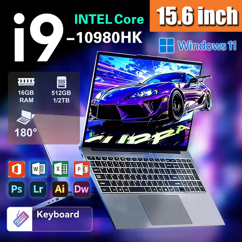 Pc Gaming Keyboard - كمبيوتر محمول قوي مقاس 15.6 بوصة