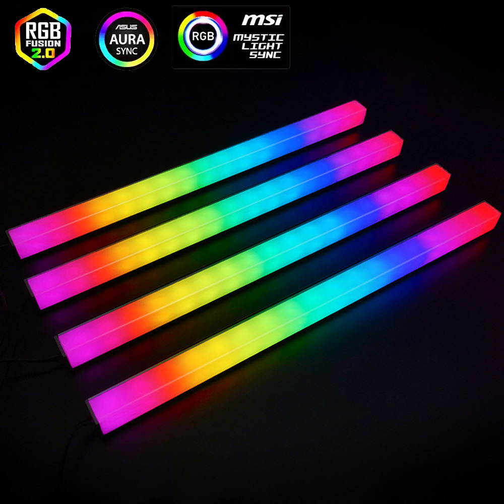 Rgb Light Strip - شريط إضاءة LED مغناطيسي قابل للبرمجة