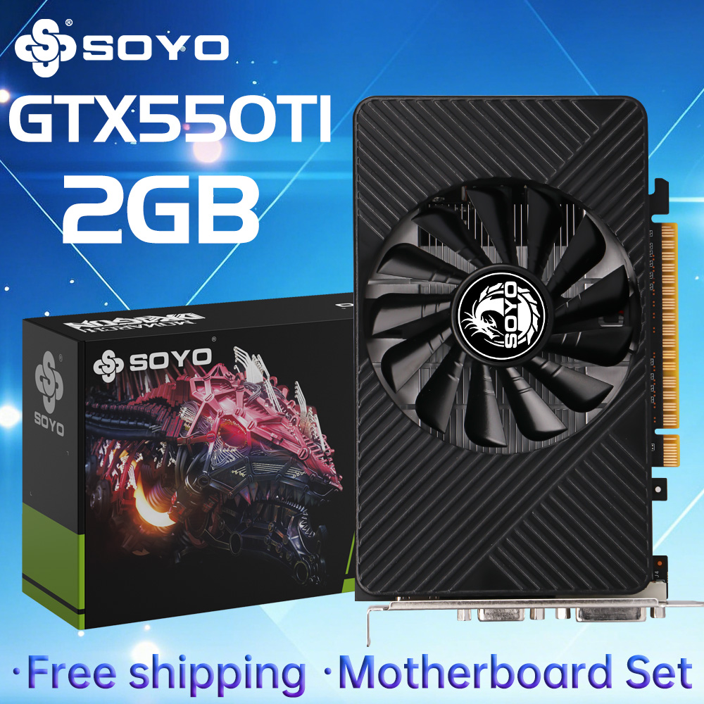 Pc Gaming Nvidia - بطاقة رسومات SOYO GTX 550TI ذاكرة