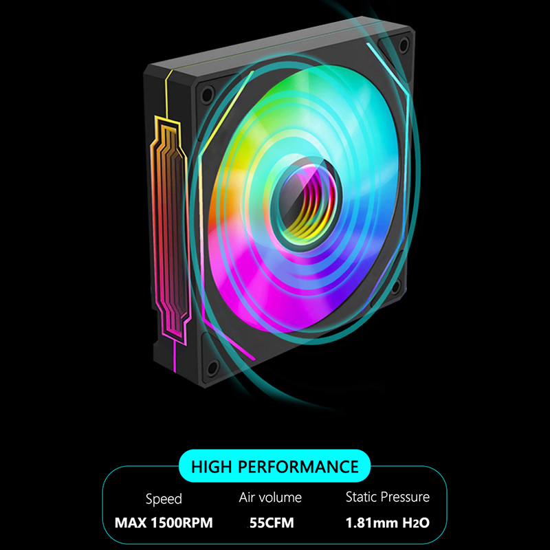JUMPEAK MS120 120 مللي متر مرو - مراجعة Pc Water Cooling وسعره