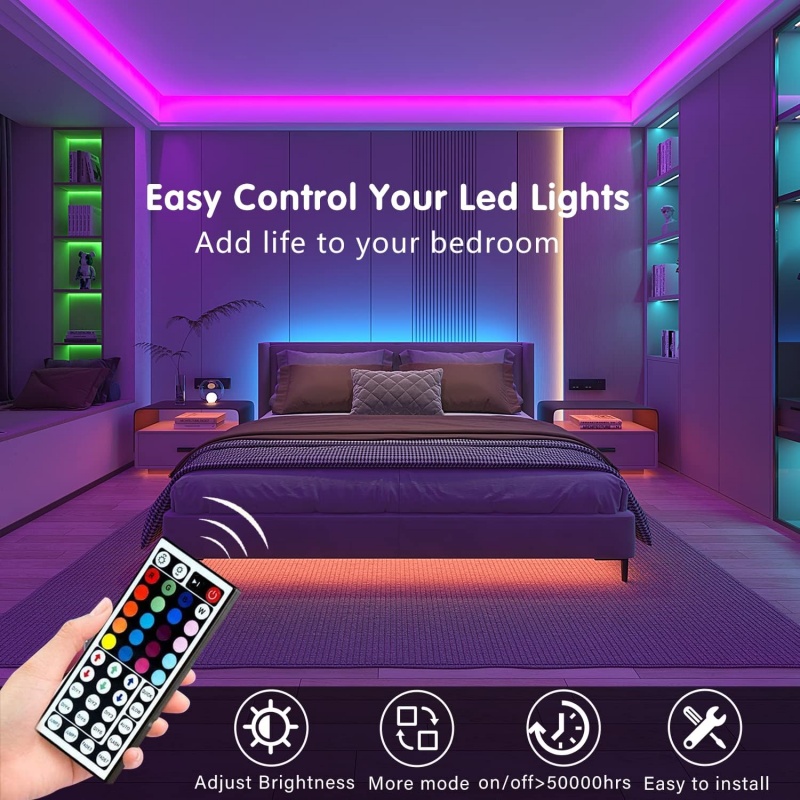 شريط إضاءة LED يعمل بتيار مستم - مراجعة Rgb Light Strip وسعره