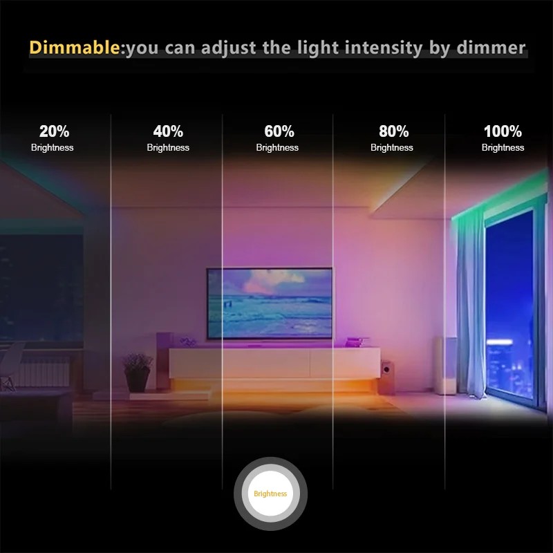 شريط إضاءة LED مرن RGB بدون نق - مراجعة Rgb Light Strip وسعره