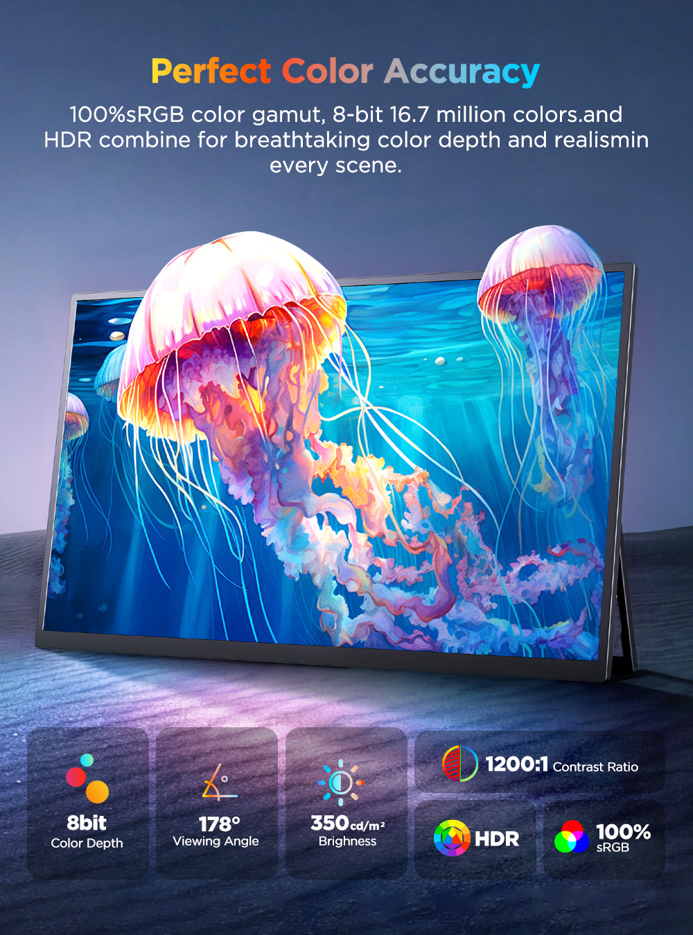 شاشة محمولة UPERFECT 4K UHD مق - مراجعة Pc Gaming Ultrawide Monitor وسعره