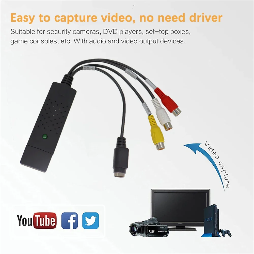 USB2.0 الصوت والفيديو بطاقة ال - مراجعة Sound Card Usb وسعره