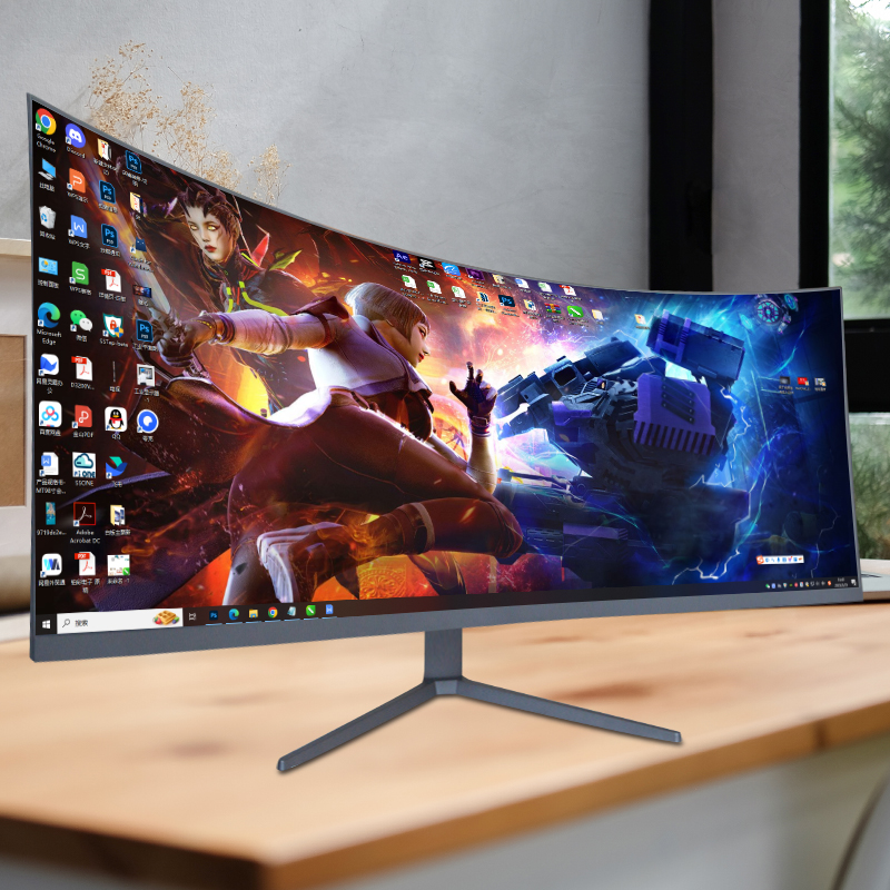 شاشة ألعاب منحنية مقاس 49 بوصة - مراجعة Pc Gaming Ultrawide Monitor وسعره