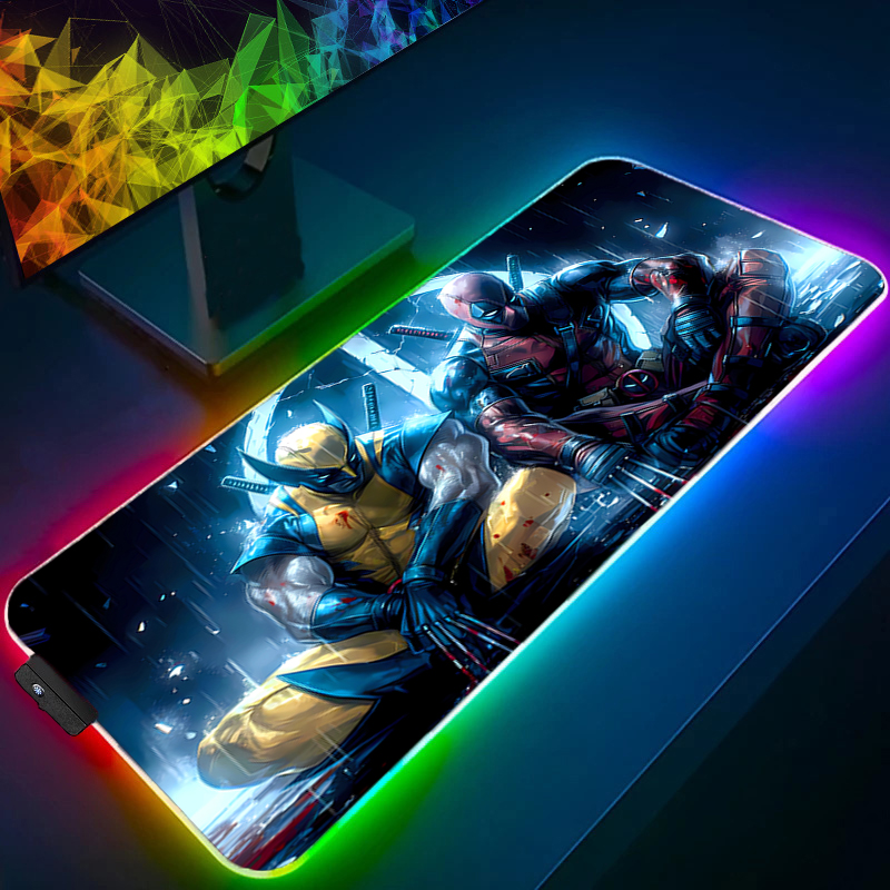 لوحة ماوس LED للألعاب بإضاءة خ - مراجعة Pc Gaming Simulator وسعره
