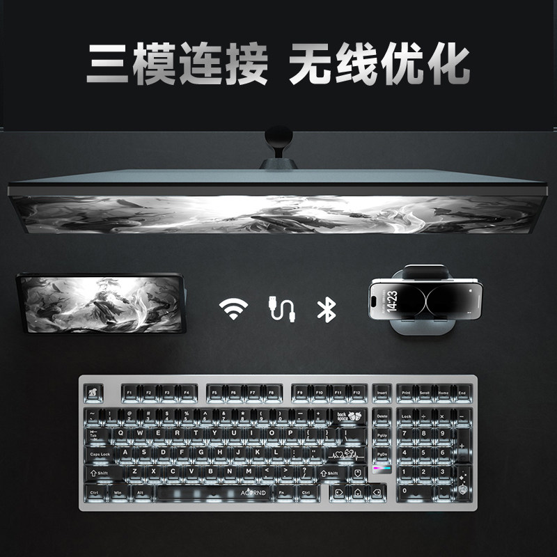 لوحة مفاتيح ميكانيكية لاسلكية  - مراجعة Pc Gaming Keyboard وسعره