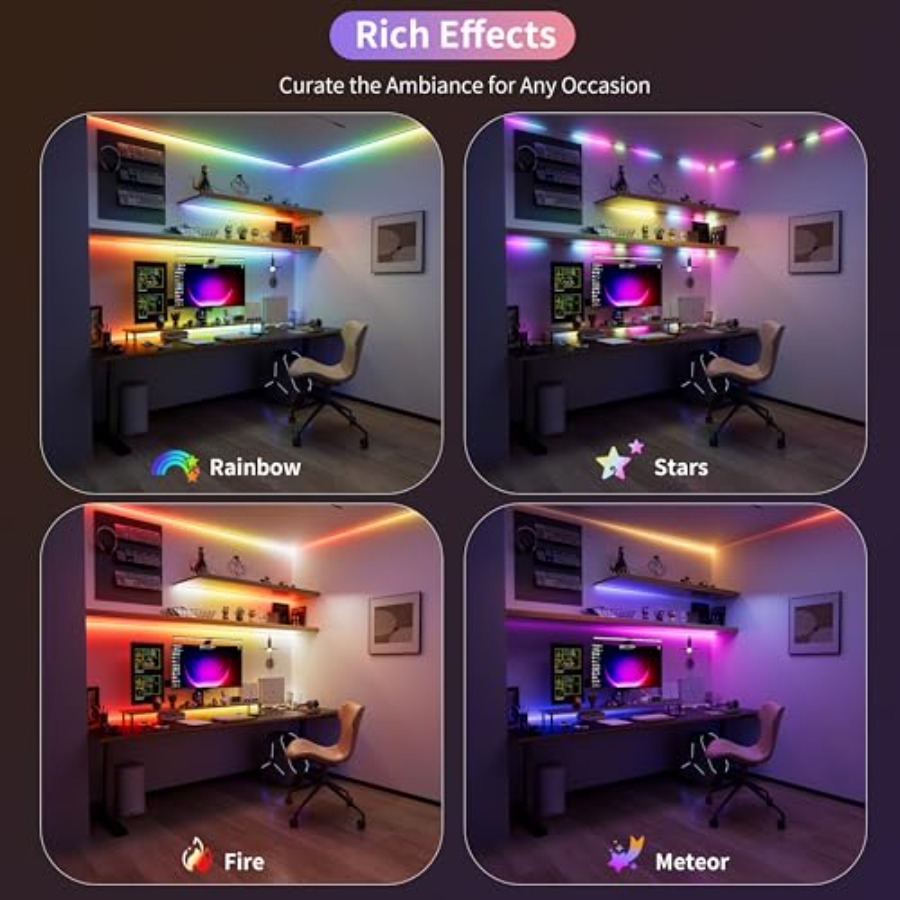 شريط إضاءة LED ذكي بتقنية RGB  - مراجعة Rgb Light Strip وسعره