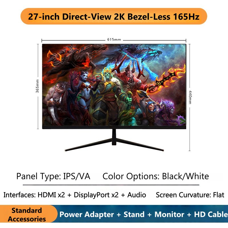 شاشة ألعاب منحنية 27 بوصة بدقة - مراجعة Pc Gaming Ultrawide Monitor وسعره