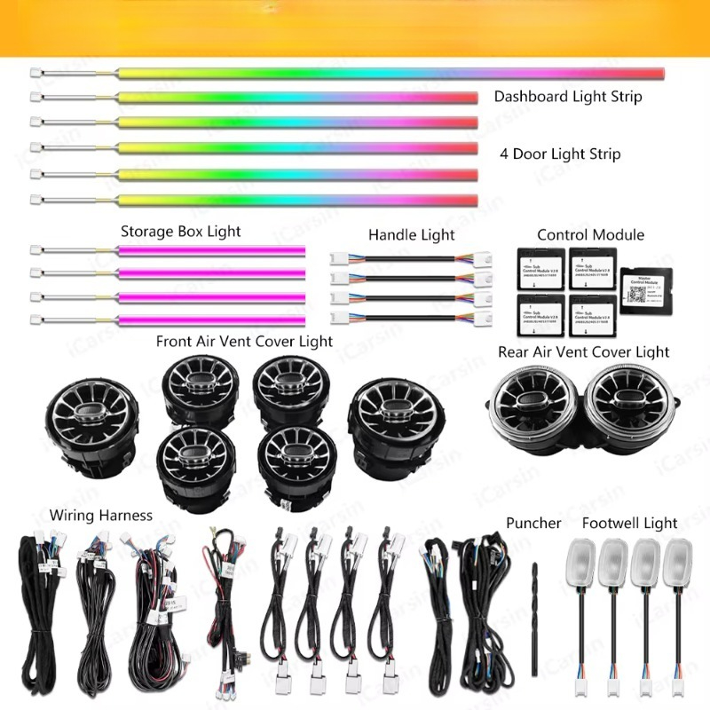 شريط إضاءة ديناميكي W217 W222  - مراجعة Rgb Light Strip وسعره