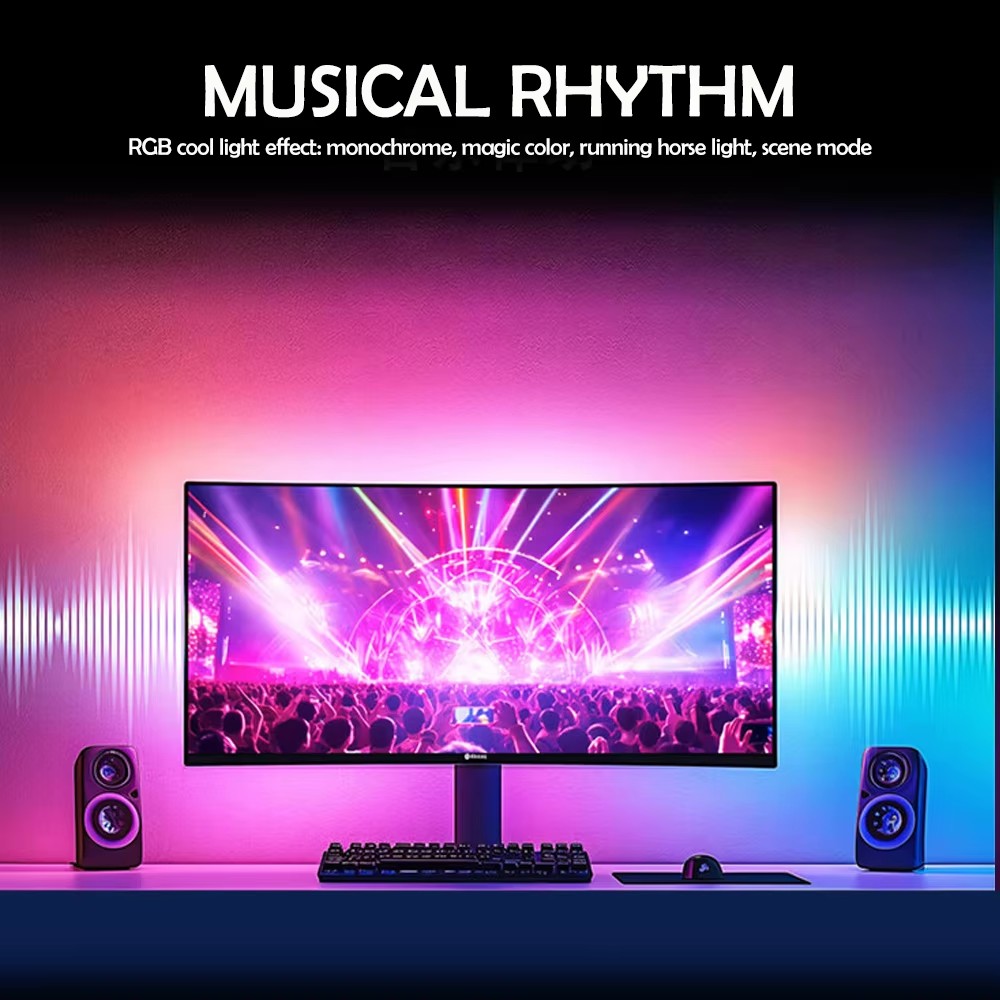 شريط إضاءة RGB للألعاب، إضاءة  - مراجعة Rgb Light Strip وسعره