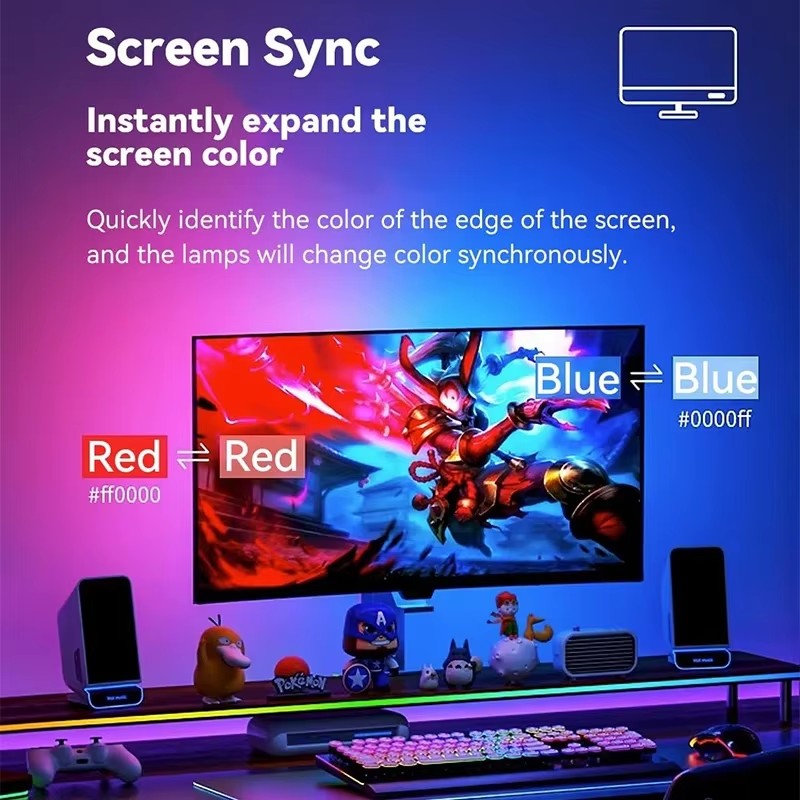 شريط إضاءة RGB للألعاب، إضاءة  - مراجعة Rgb Light Strip وسعره