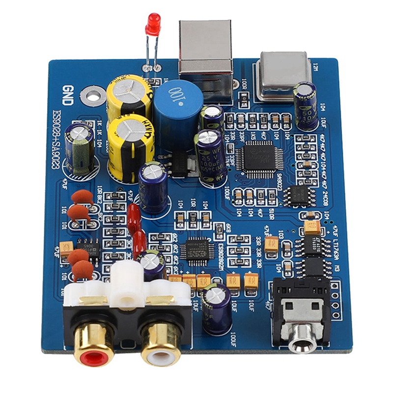 لوحة فك تشفير USB صغيرة ES9028 - مراجعة Sound Card Usb وسعره