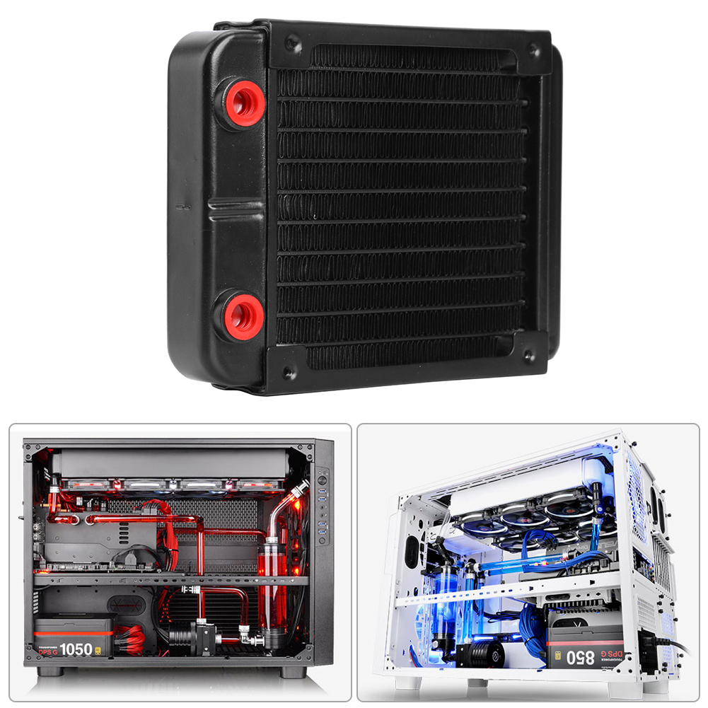 مبرد مياه 120 مم بخيوط G1/4، م - مراجعة Pc Water Cooling وسعره