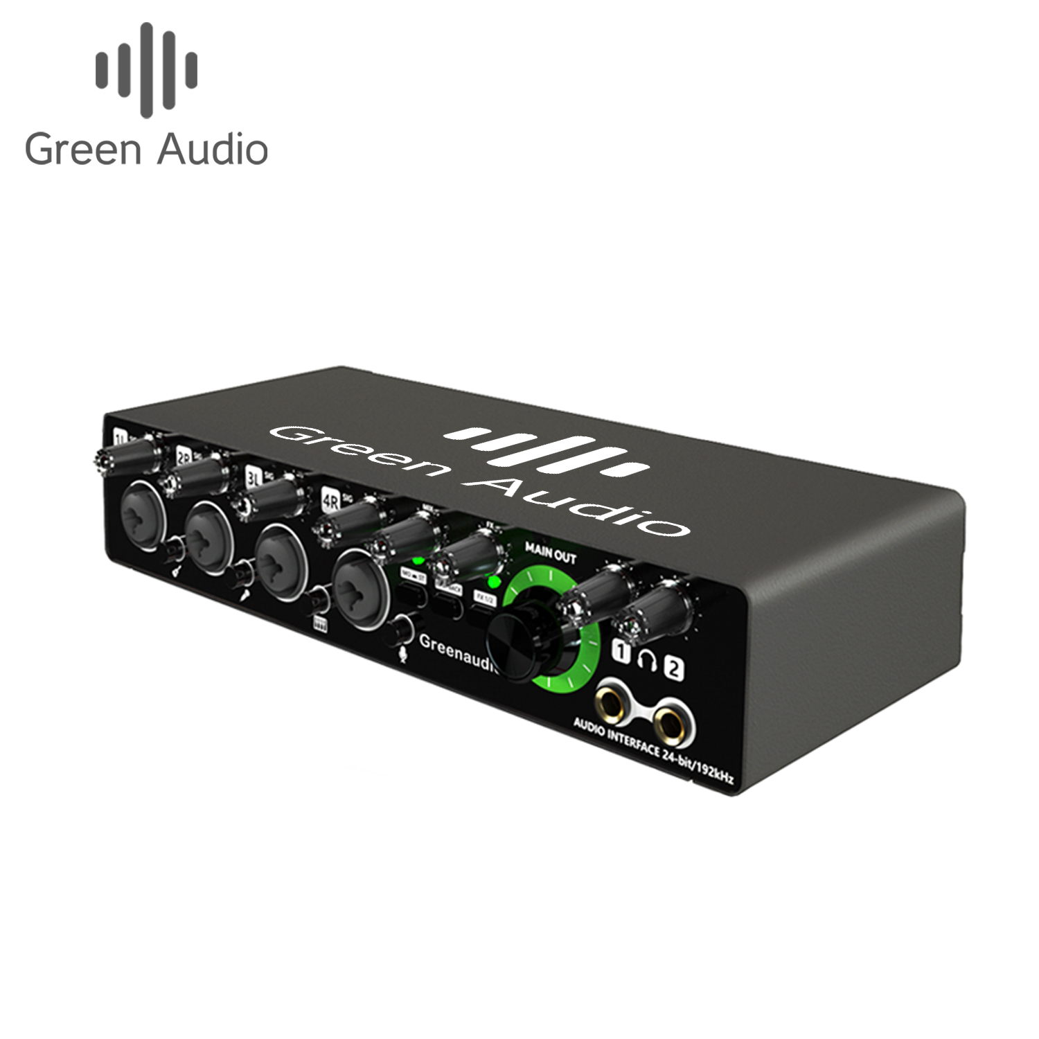 واجهة صوتية USB خضراء GAX-MD44 - مراجعة Sound Card Usb وسعره