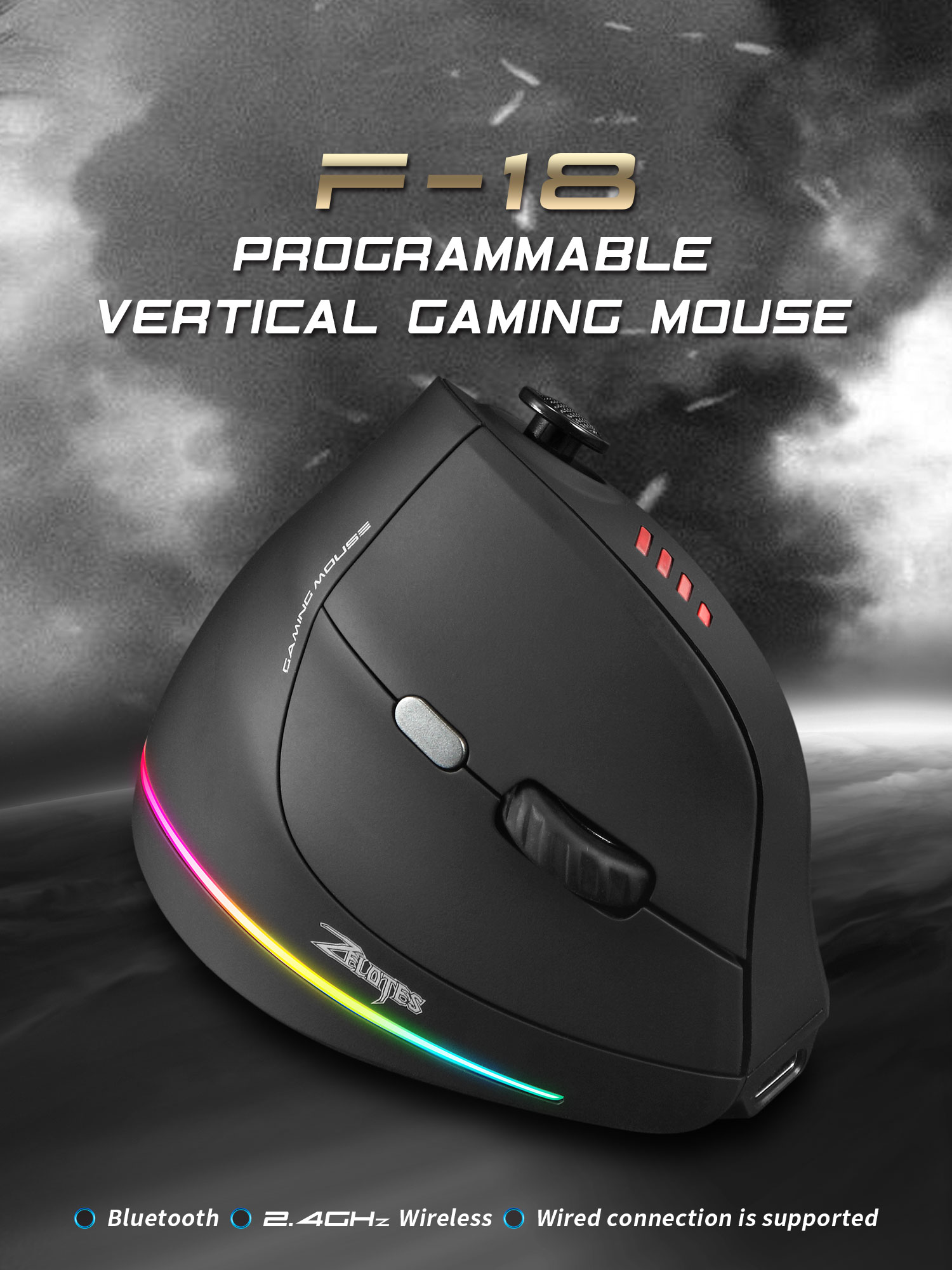 Jomaa RGB الخلفية اللاسلكية ال - مراجعة Pc Gaming Simulator وسعره